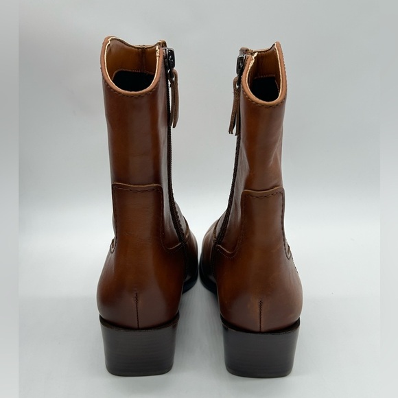 Naturalizer Gaby Leather Ankle Boots Brown Ciderspice Size 5M NIB - Picture 6 of 12